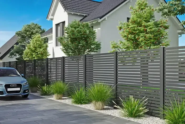 types of garden fencing