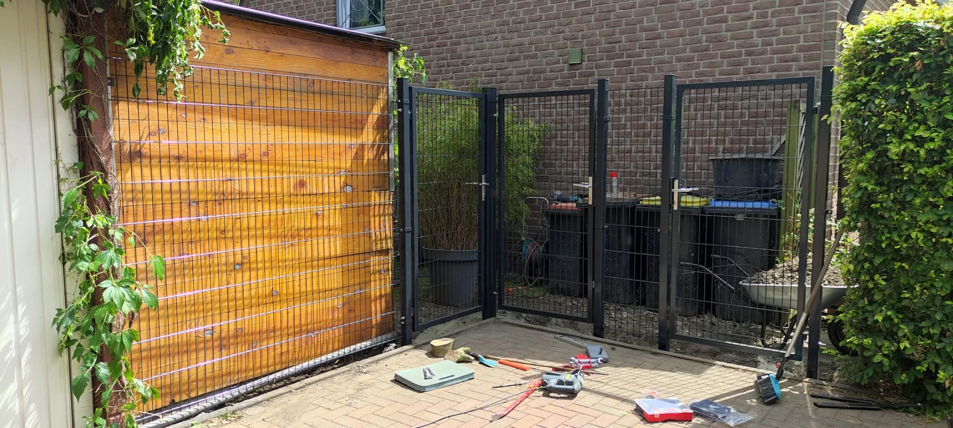 driveway double swing gate