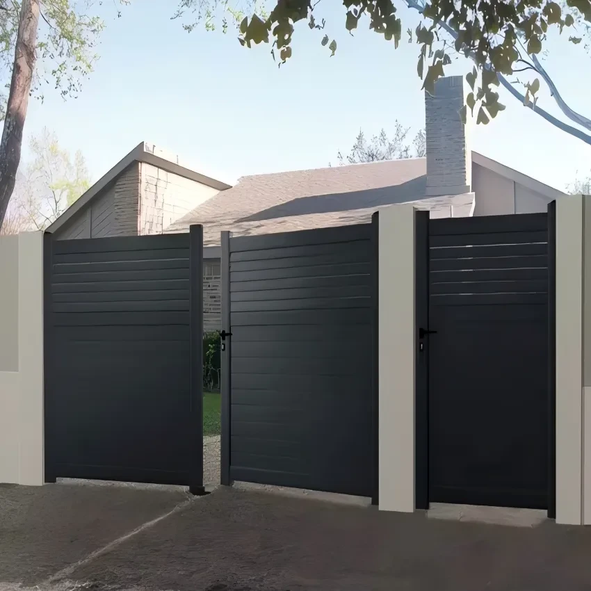 single swing driveway gate