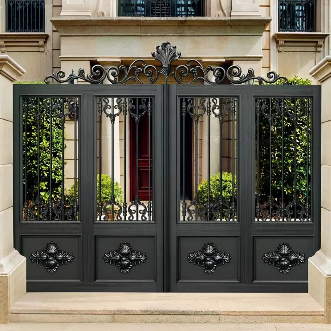Large Garden Gates Enhancing Property Security