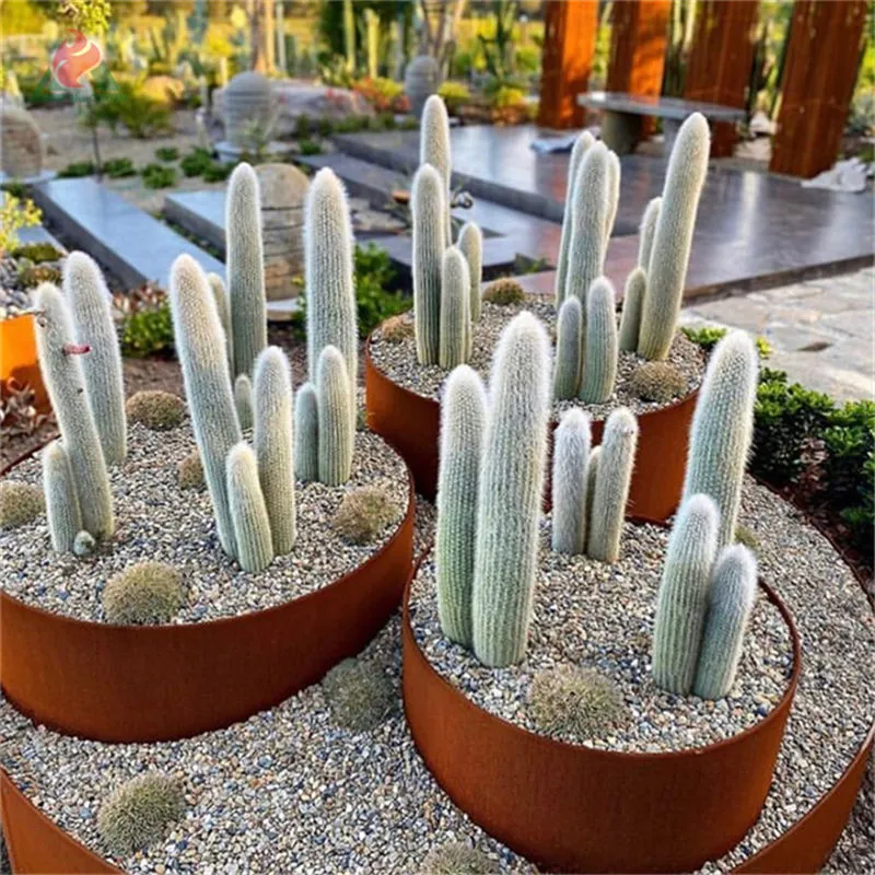 Rust Metal Customized Landscape Decorative Steel Corten Steel Garden Lawn Edging