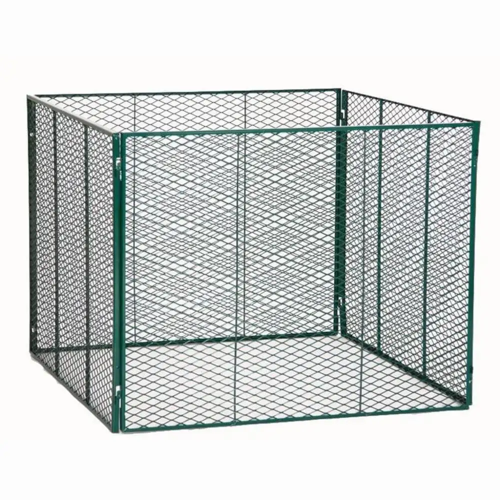 Green Color Expanded Metal Garden Composting Bin