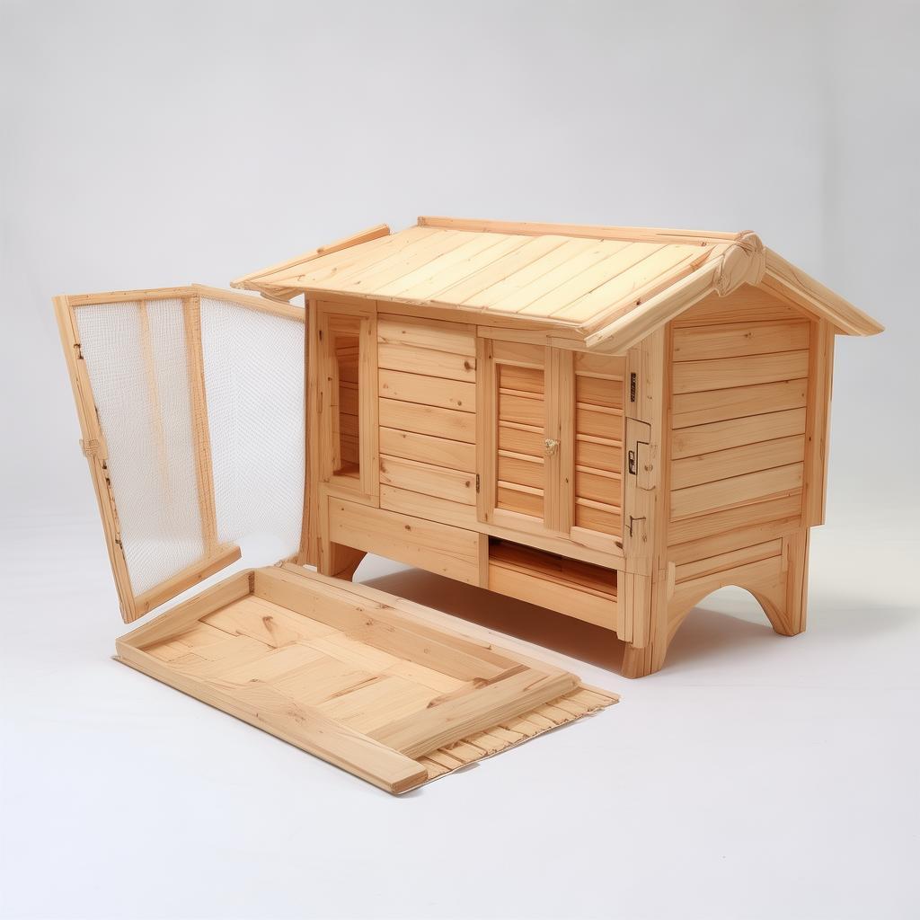 White Picket Fence And Gate