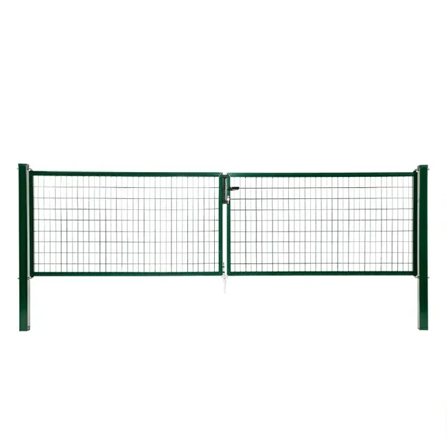 Double Swing Chain Link Fence Gate
