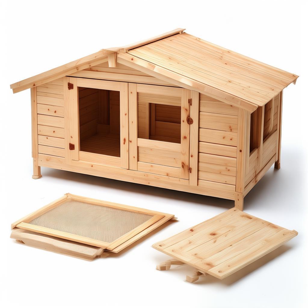 Double Cage For Rabbits