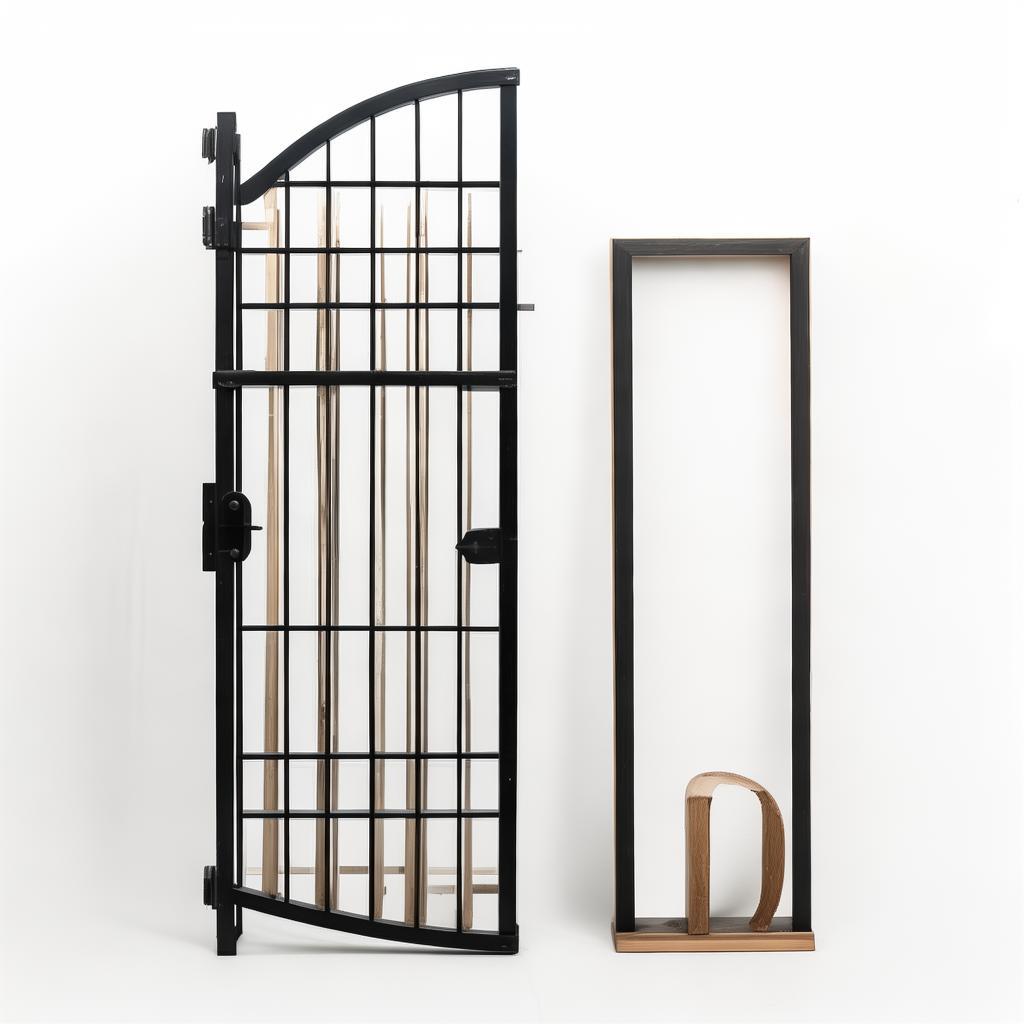 Single Swing Iron Gate